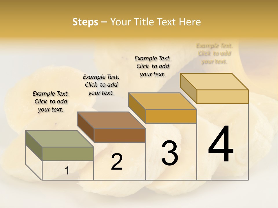 Sliced Plate Food PowerPoint Template