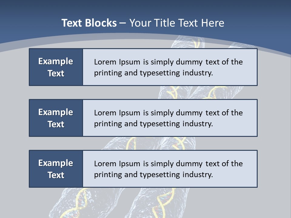 Medical Xray Strand PowerPoint Template