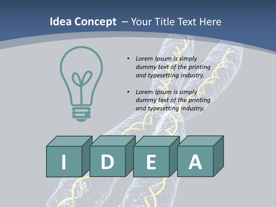 Medical Xray Strand PowerPoint Template