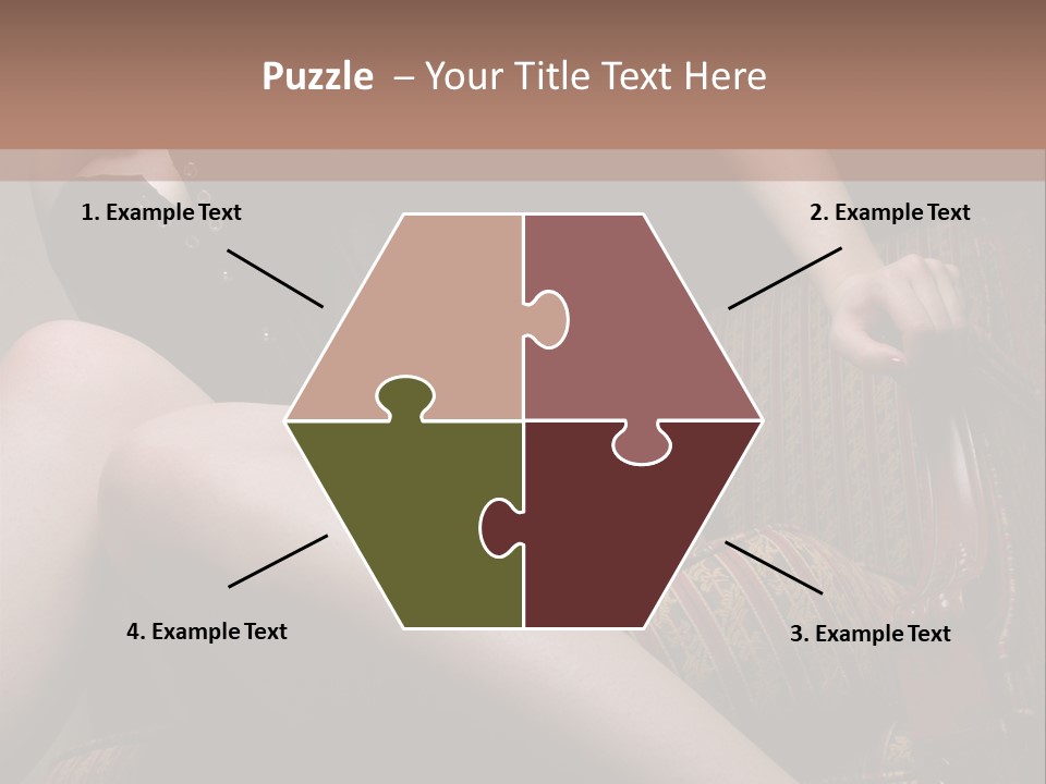 Chair Girl Legs PowerPoint Template