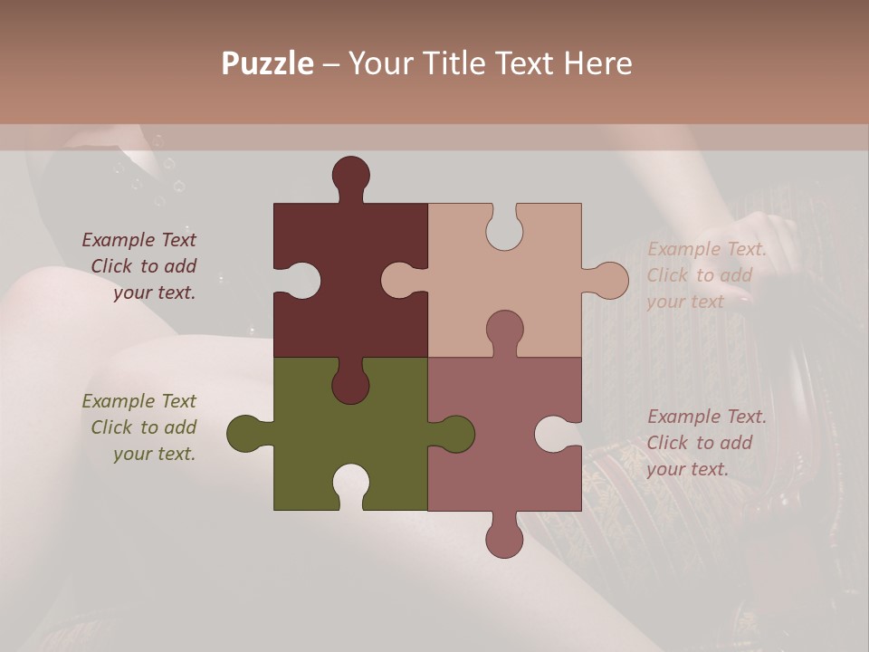 Chair Girl Legs PowerPoint Template