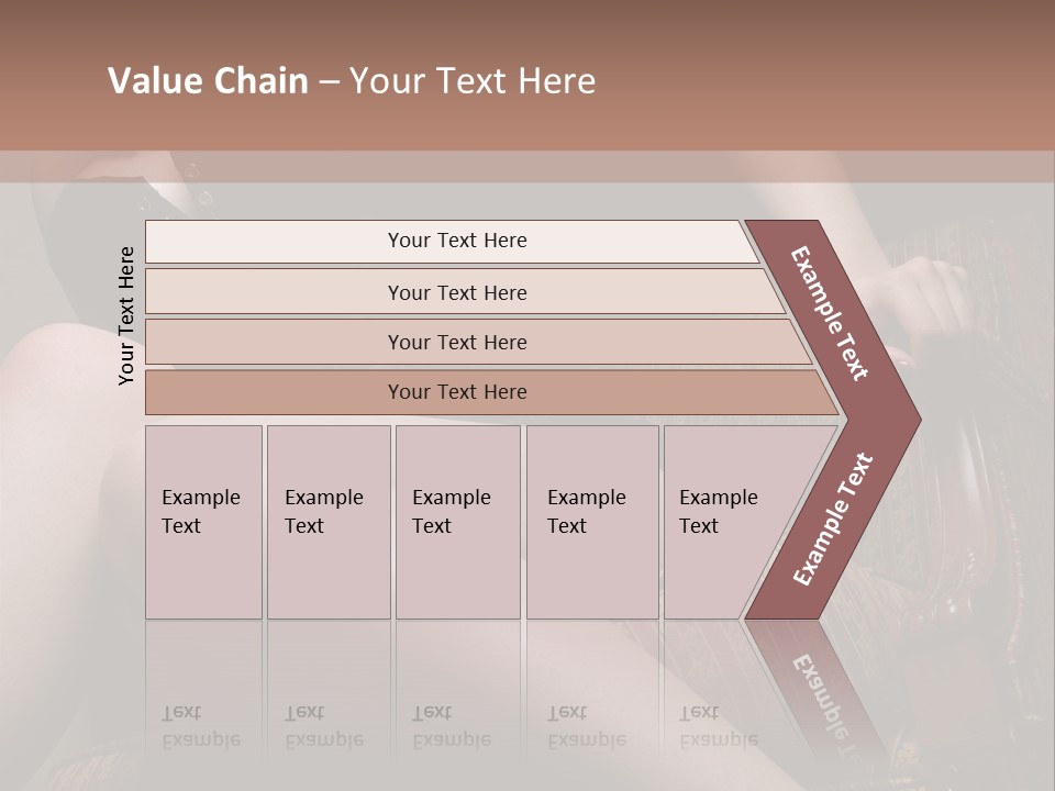 Chair Girl Legs PowerPoint Template