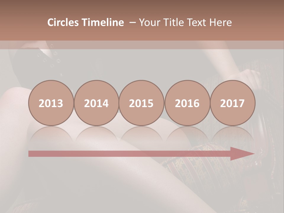 Chair Girl Legs PowerPoint Template