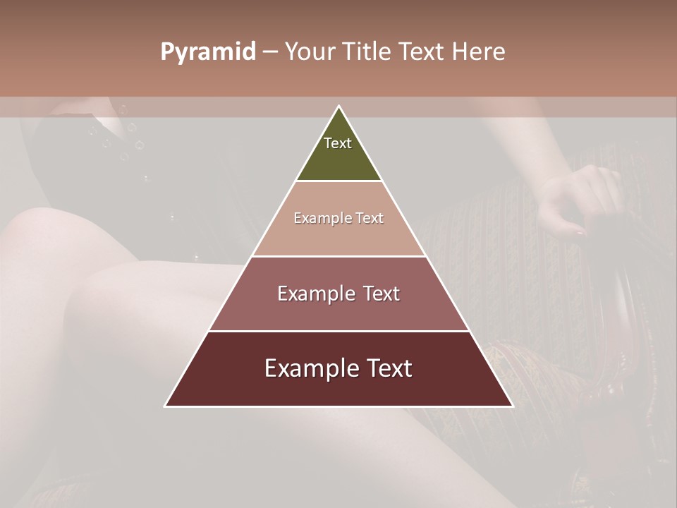 Chair Girl Legs PowerPoint Template