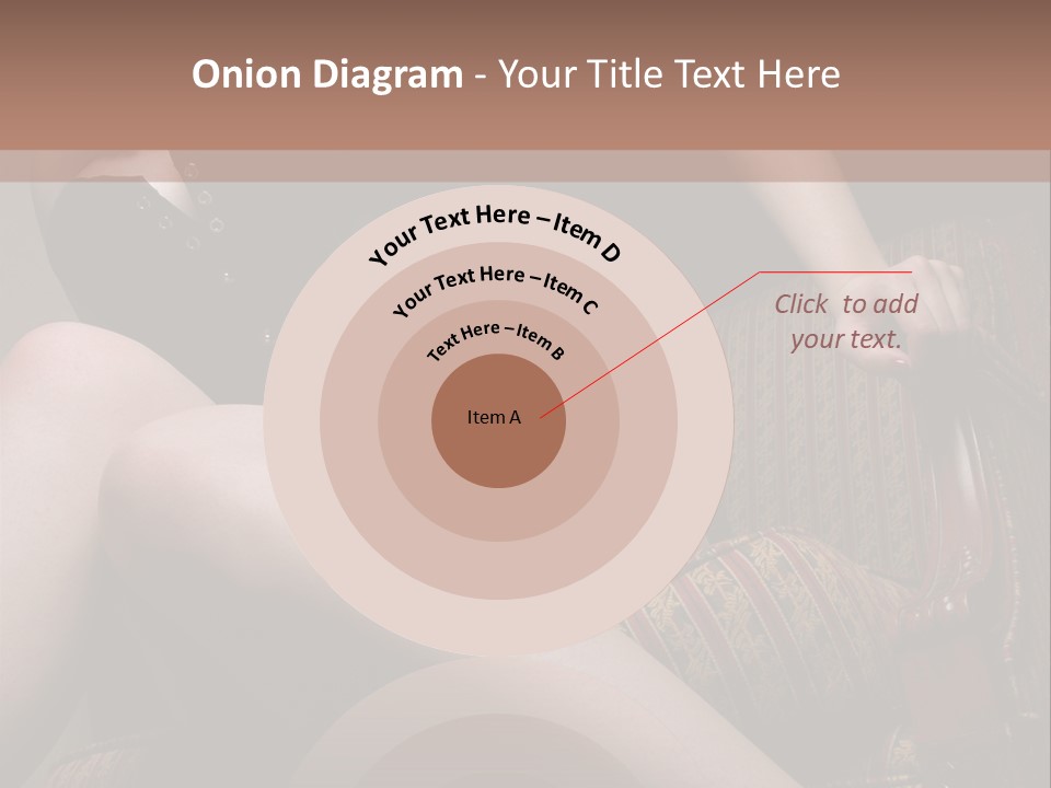 Chair Girl Legs PowerPoint Template