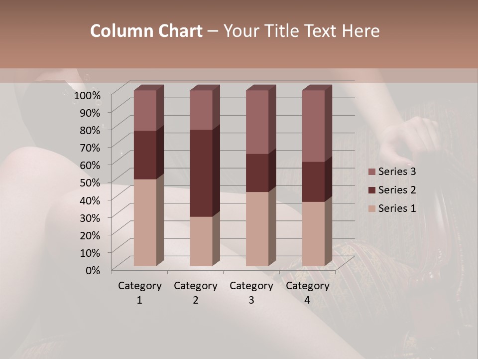 Chair Girl Legs PowerPoint Template