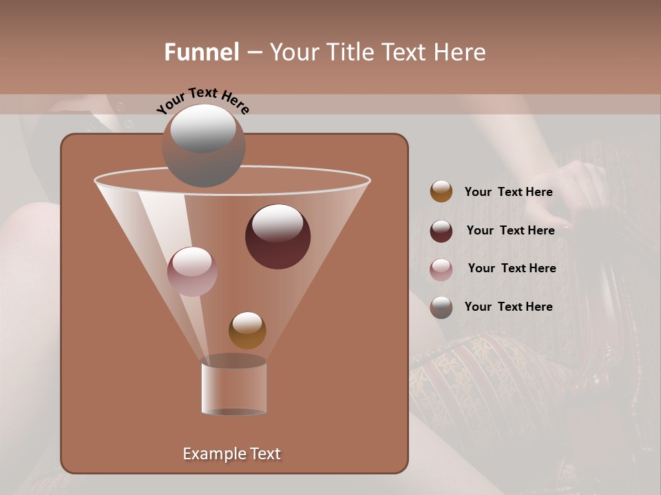 Chair Girl Legs PowerPoint Template