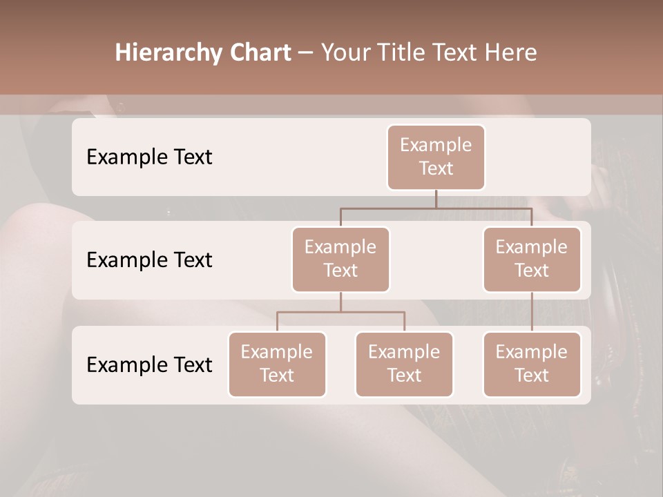 Chair Girl Legs PowerPoint Template
