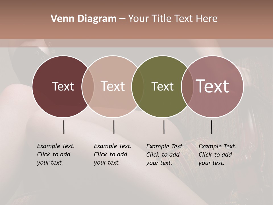 Chair Girl Legs PowerPoint Template