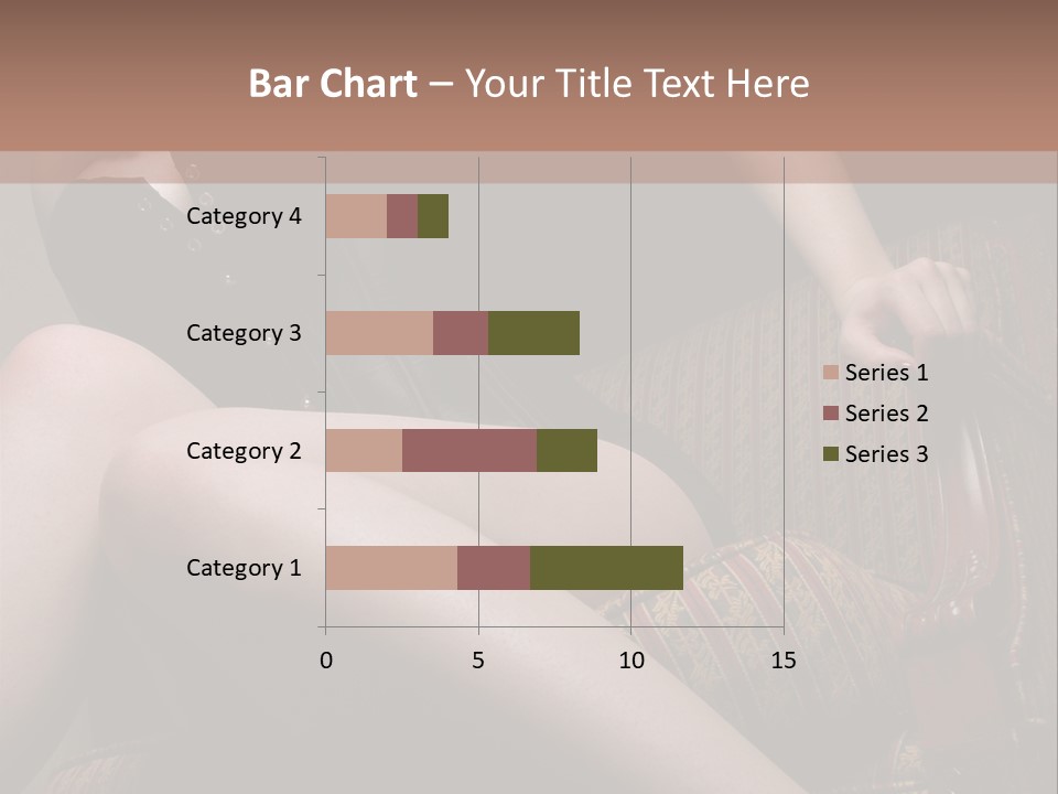 Chair Girl Legs PowerPoint Template