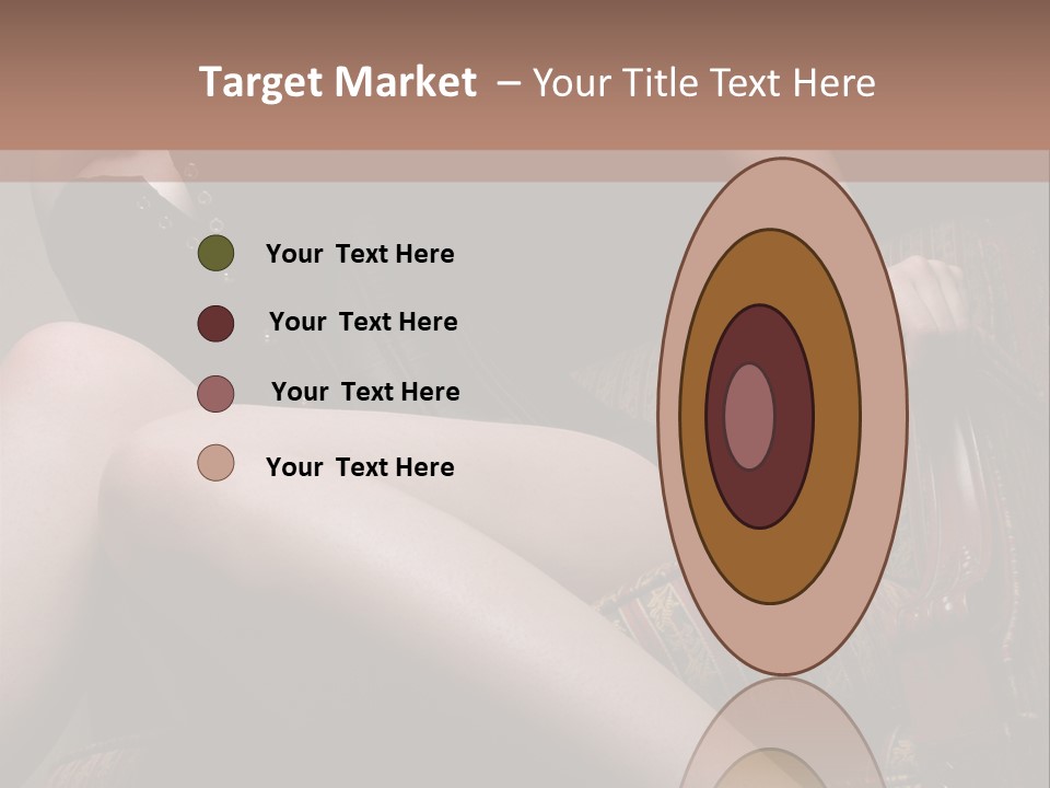 Chair Girl Legs PowerPoint Template