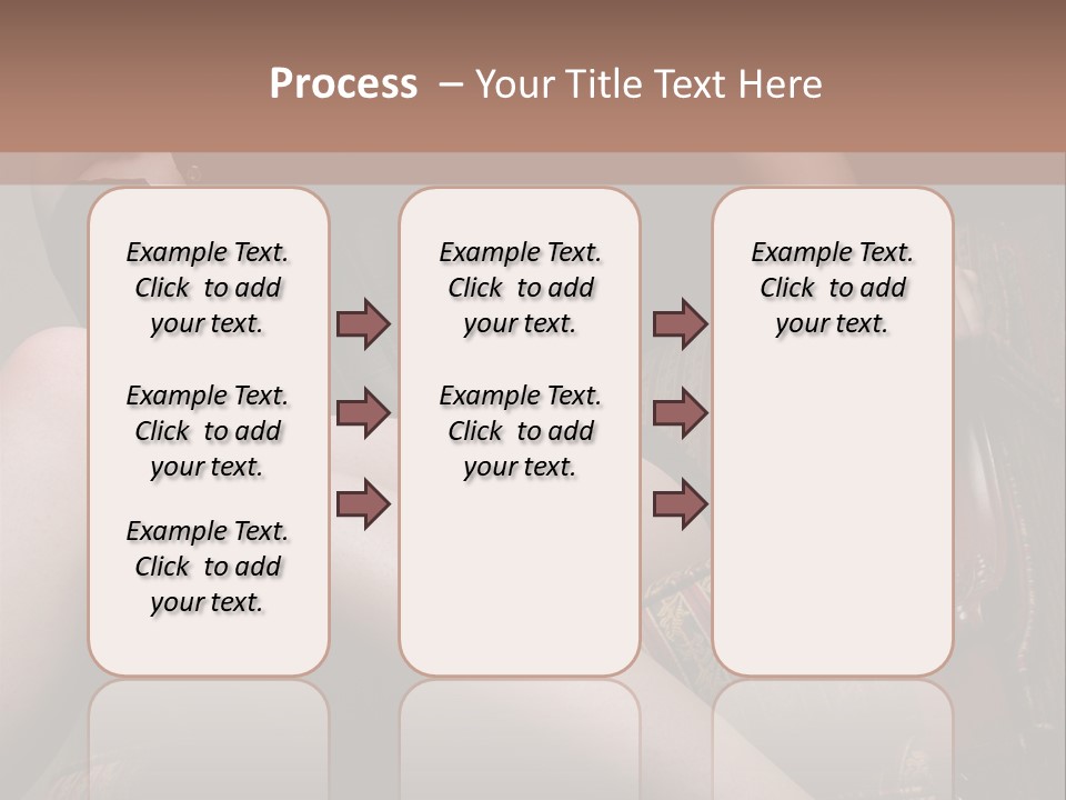 Chair Girl Legs PowerPoint Template