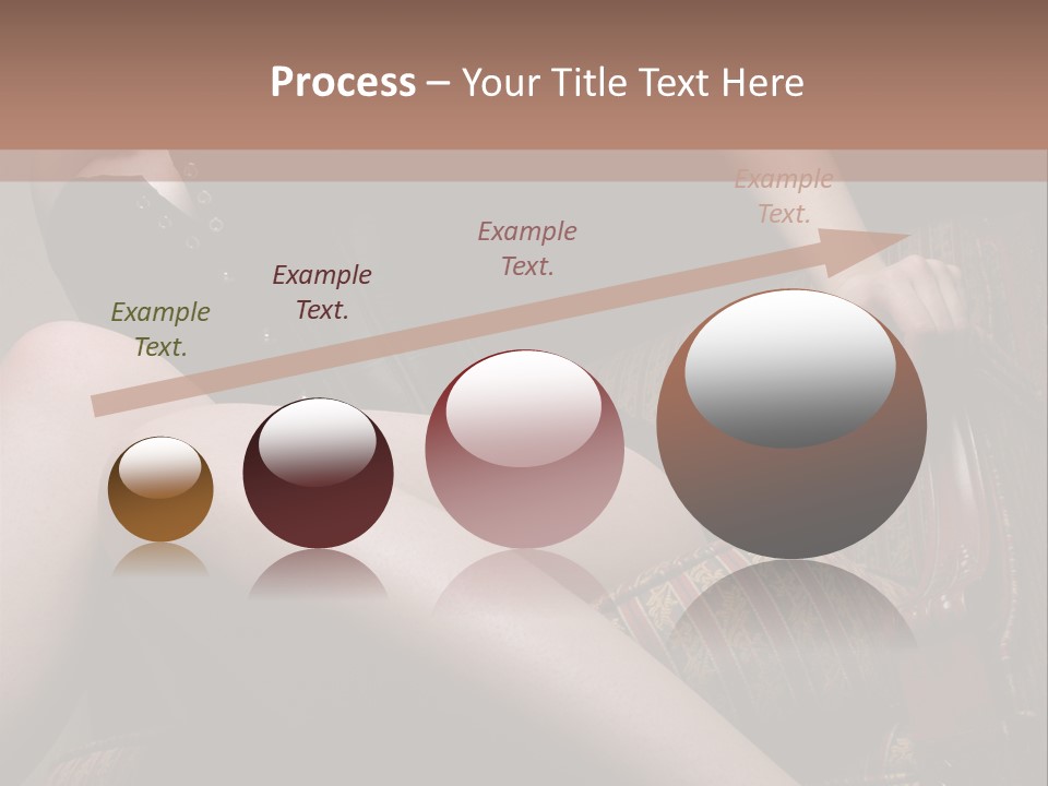 Chair Girl Legs PowerPoint Template