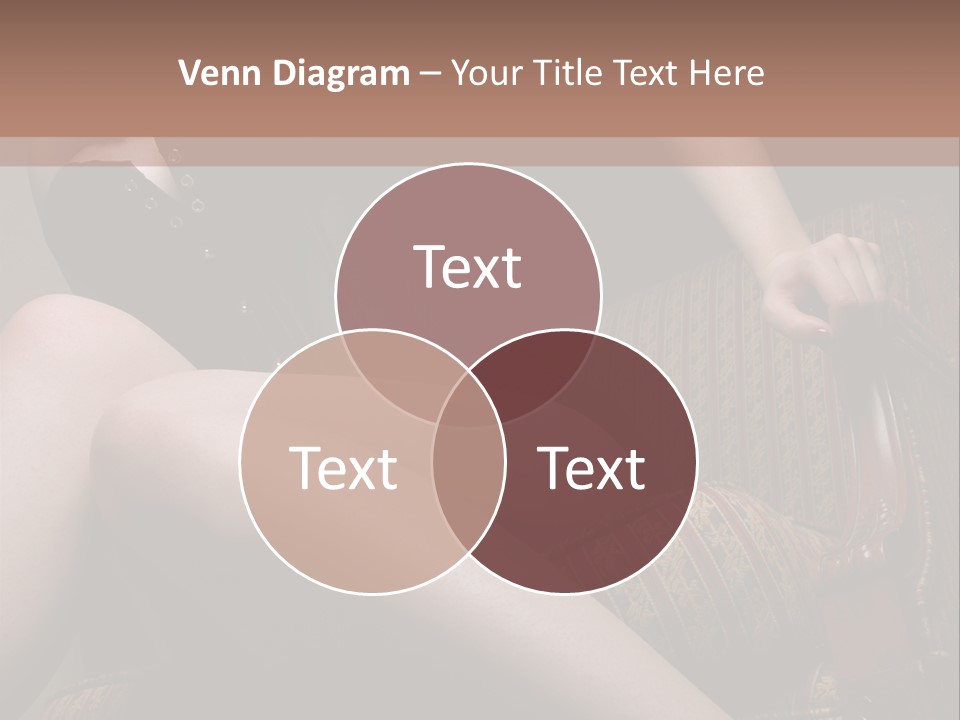 Chair Girl Legs PowerPoint Template