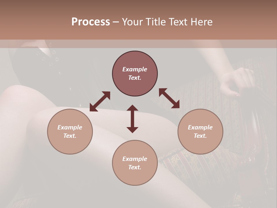 Chair Girl Legs PowerPoint Template