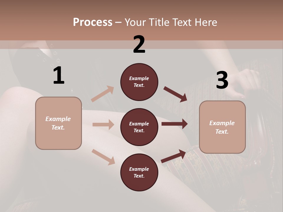 Chair Girl Legs PowerPoint Template