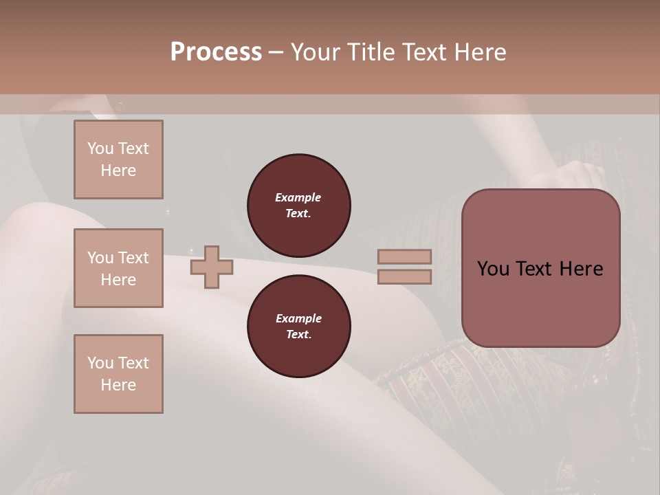 Chair Girl Legs PowerPoint Template