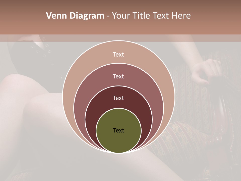 Chair Girl Legs PowerPoint Template