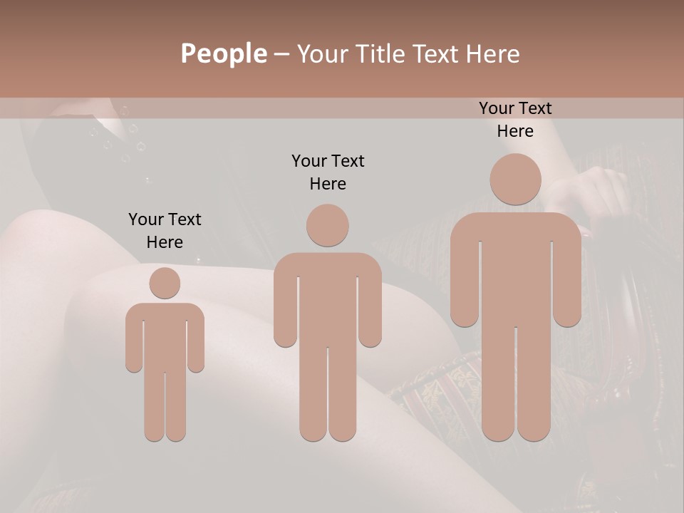 Chair Girl Legs PowerPoint Template