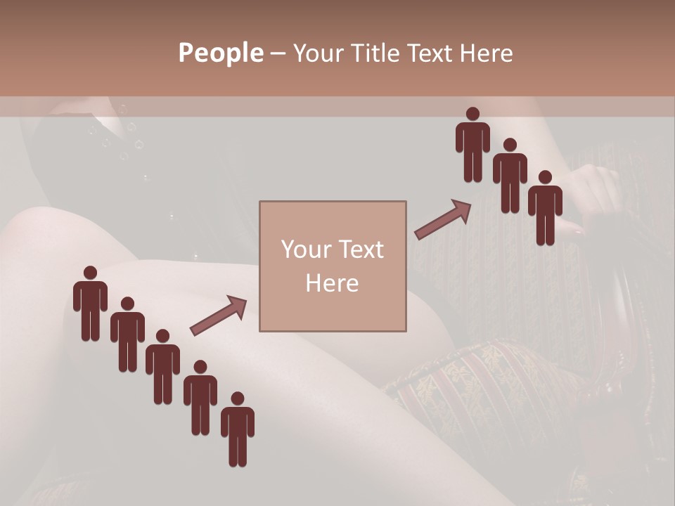 Chair Girl Legs PowerPoint Template