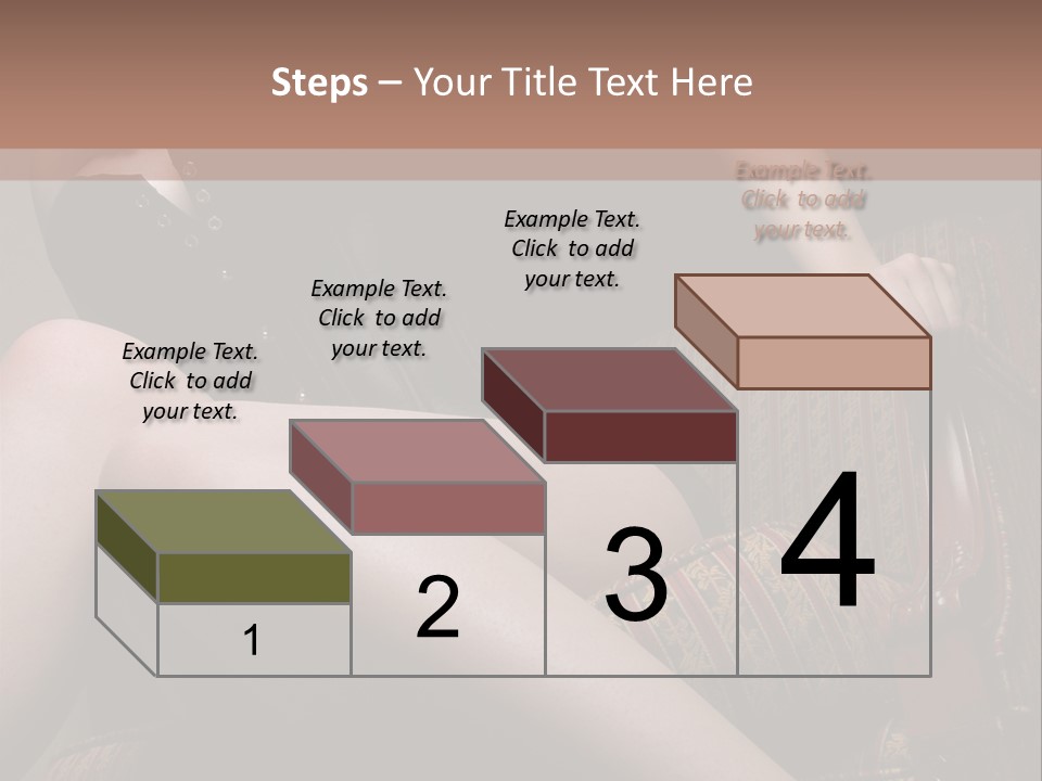 Chair Girl Legs PowerPoint Template