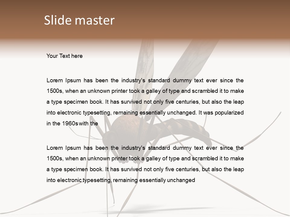 Krankheit Nuisance Zecke PowerPoint Template