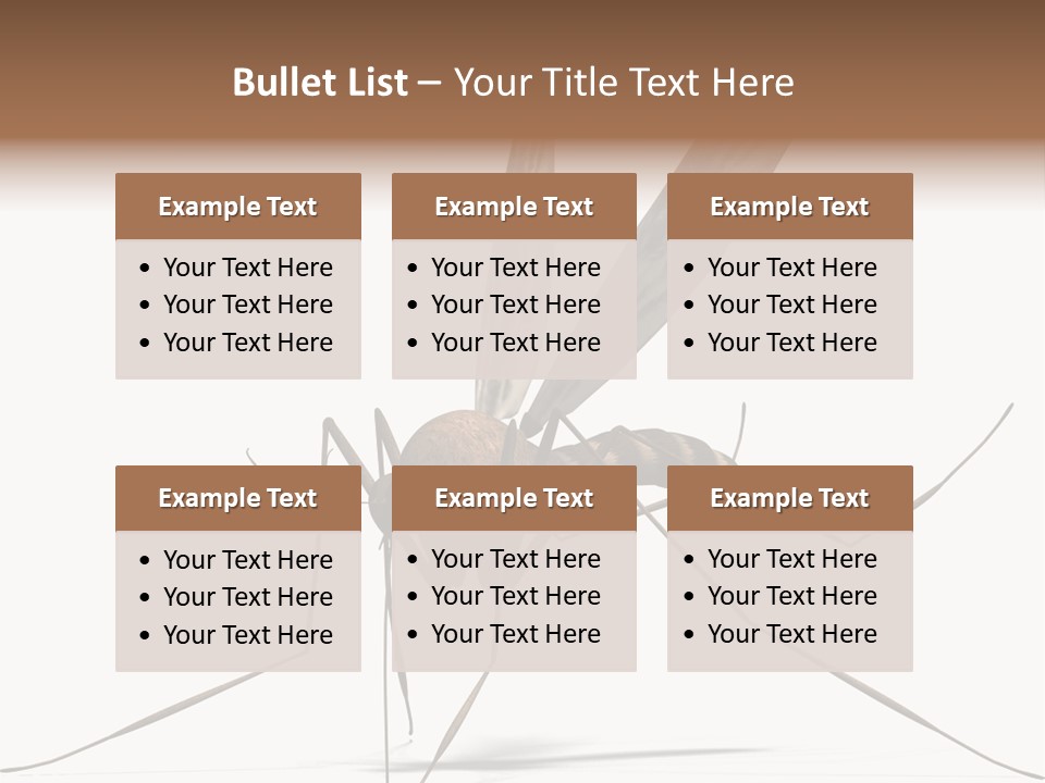 Krankheit Nuisance Zecke PowerPoint Template