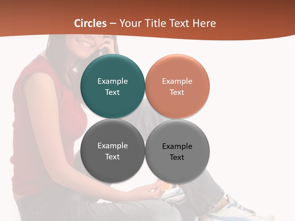 Phone Hold Object PowerPoint Template