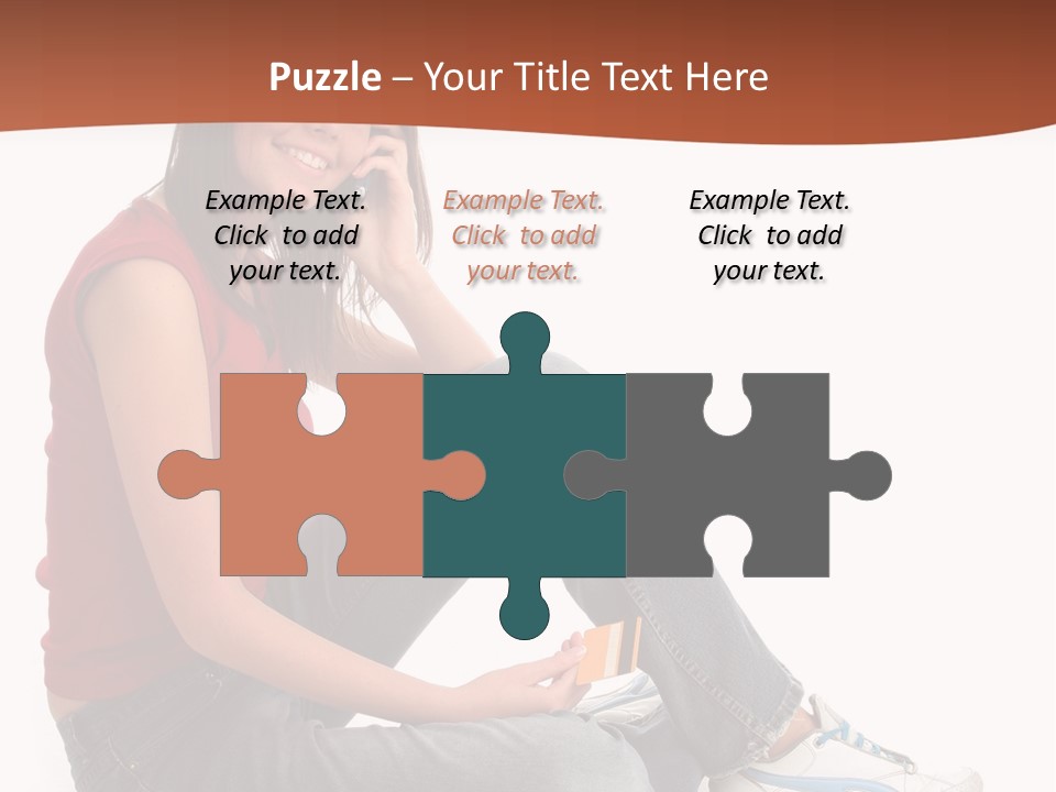 Phone Hold Object PowerPoint Template