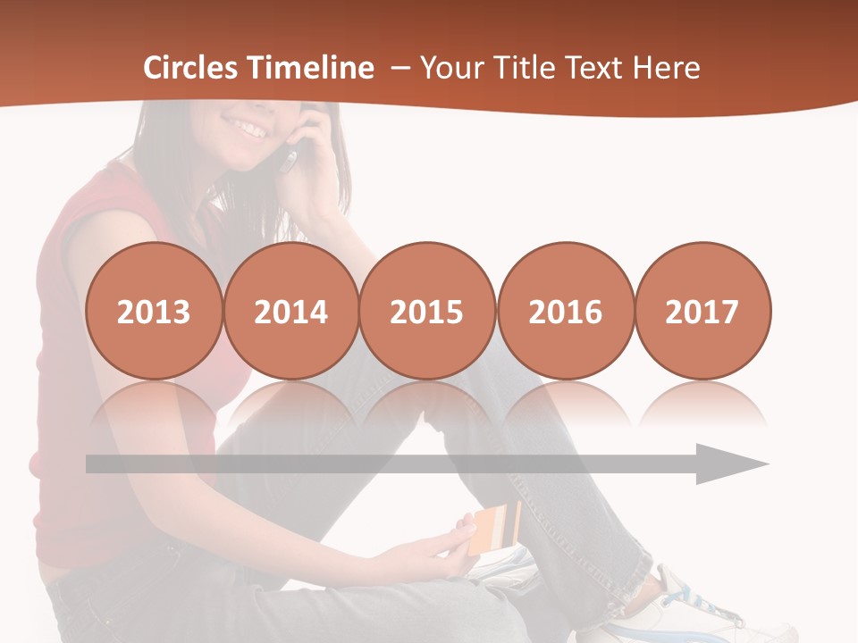 Phone Hold Object PowerPoint Template