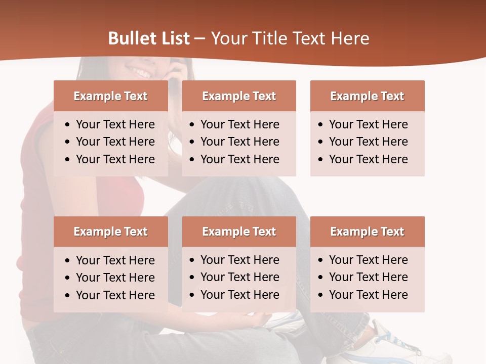 Phone Hold Object PowerPoint Template