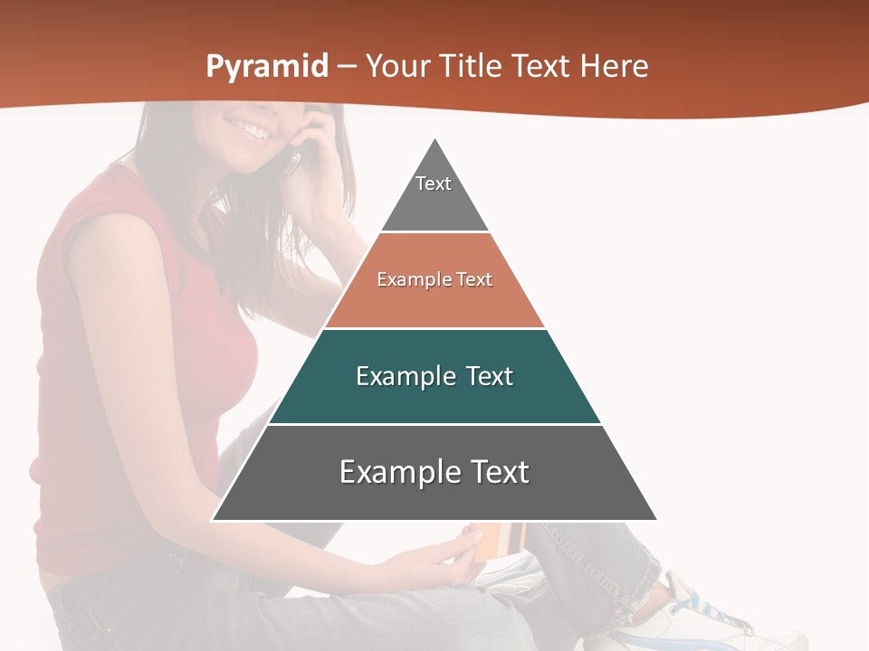 Phone Hold Object PowerPoint Template