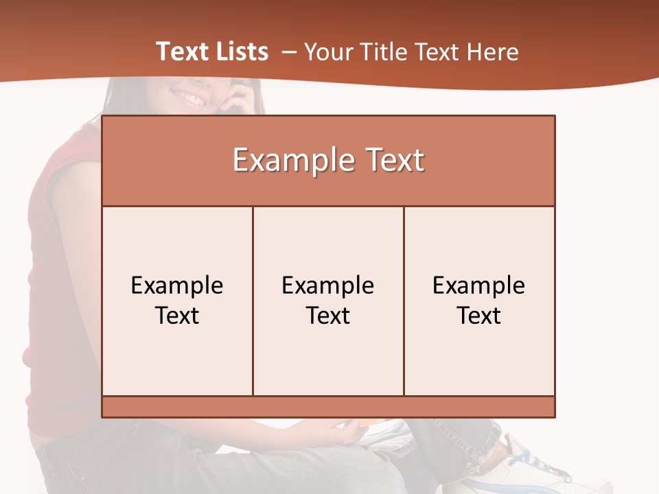 Phone Hold Object PowerPoint Template