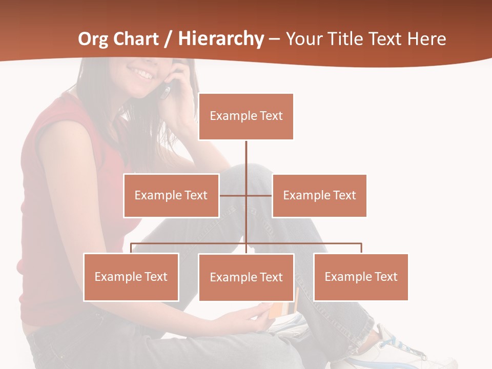 Phone Hold Object PowerPoint Template