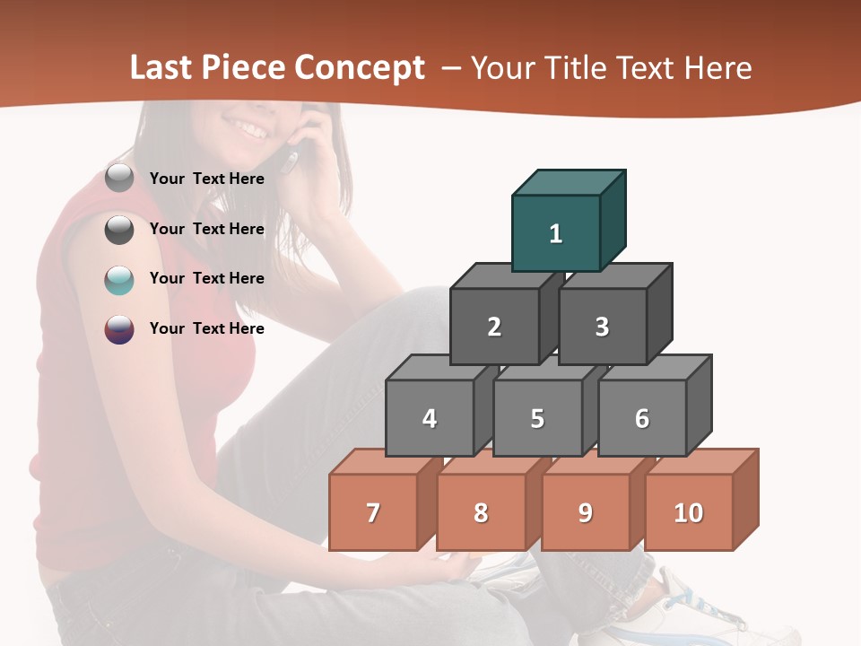 Phone Hold Object PowerPoint Template