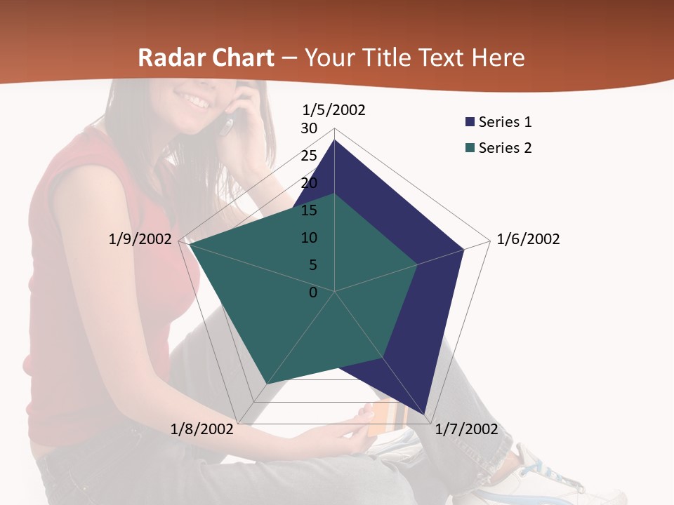 Phone Hold Object PowerPoint Template