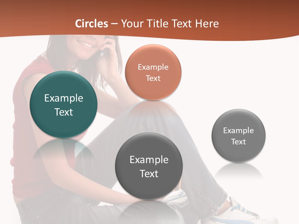 Phone Hold Object PowerPoint Template