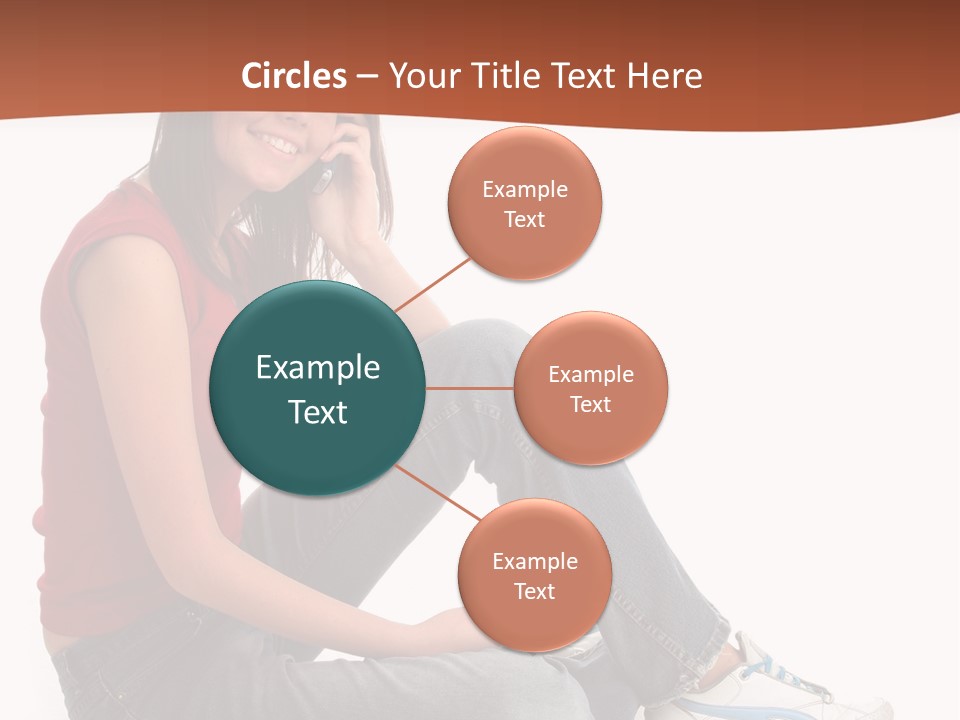 Phone Hold Object PowerPoint Template