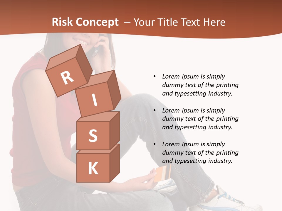 Phone Hold Object PowerPoint Template