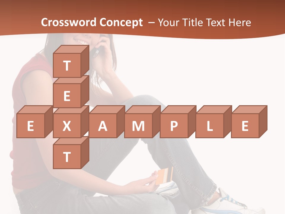 Phone Hold Object PowerPoint Template