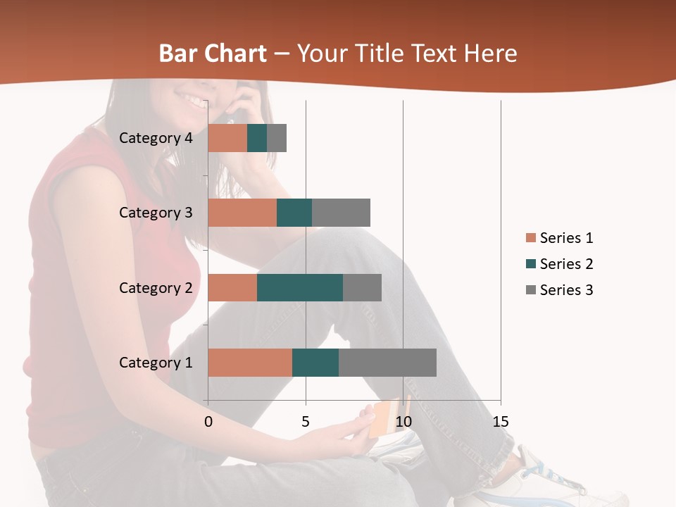 Phone Hold Object PowerPoint Template