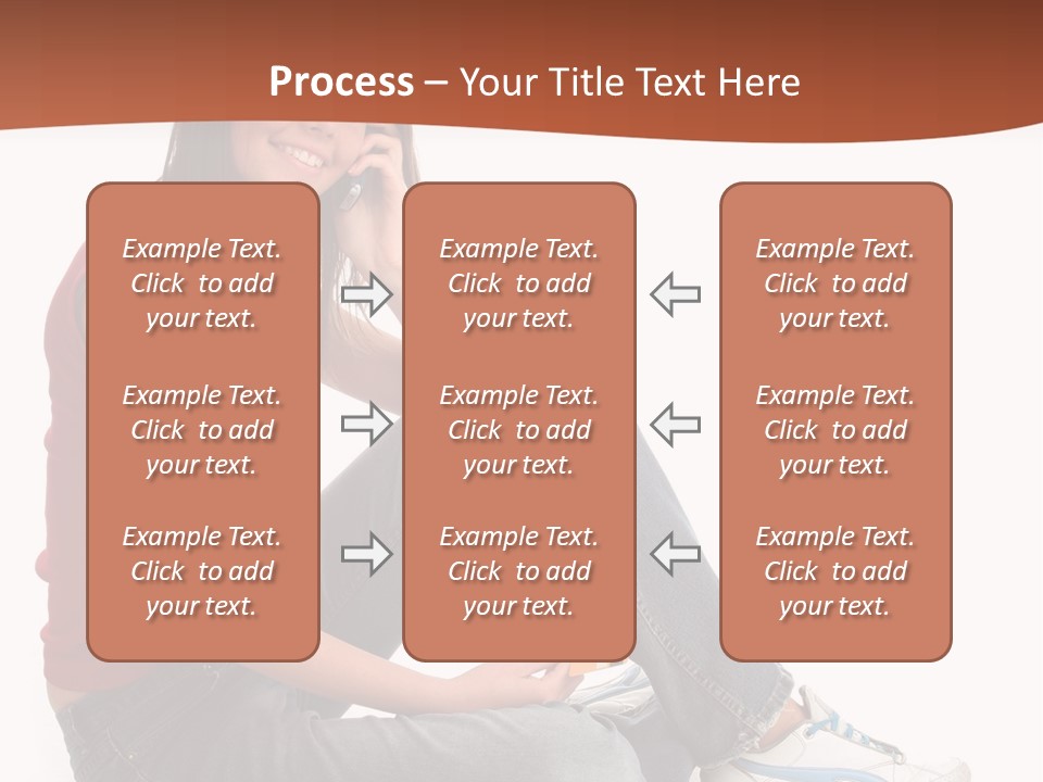 Phone Hold Object PowerPoint Template