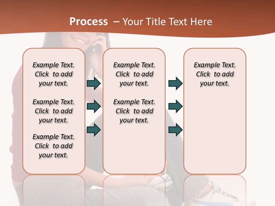 Phone Hold Object PowerPoint Template