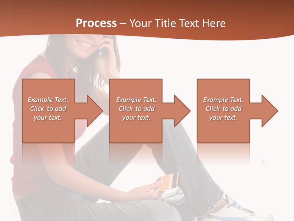 Phone Hold Object PowerPoint Template