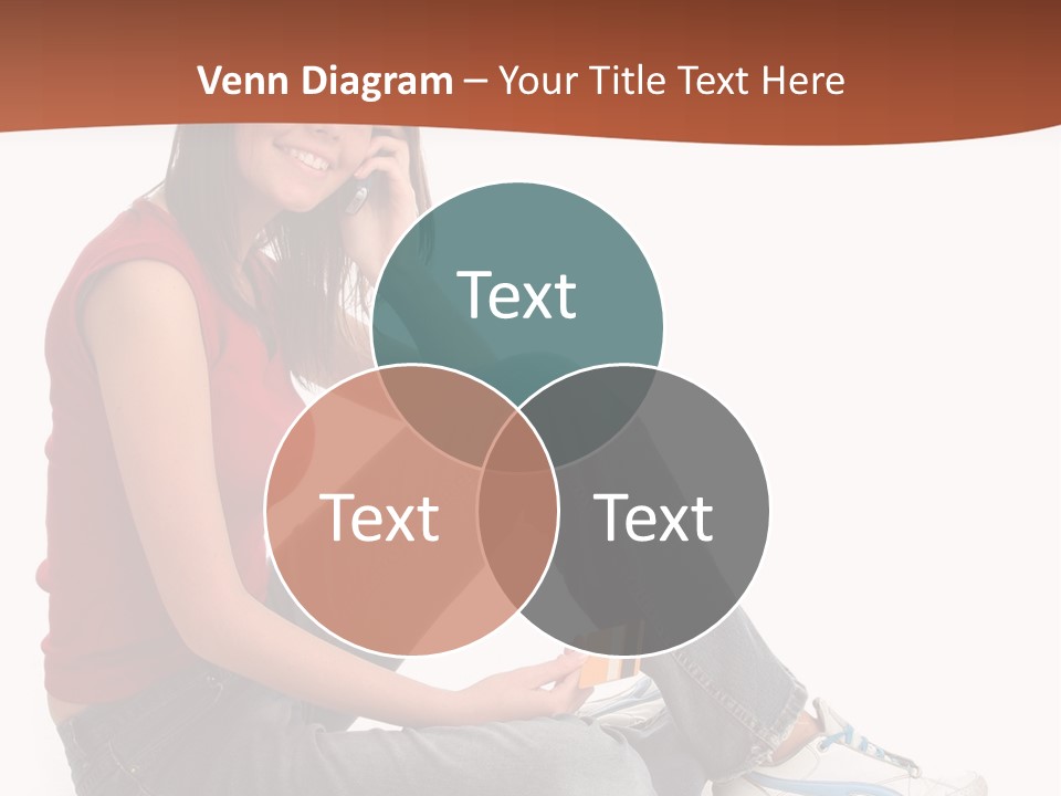 Phone Hold Object PowerPoint Template