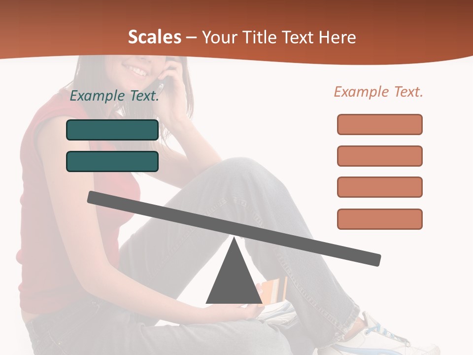 Phone Hold Object PowerPoint Template