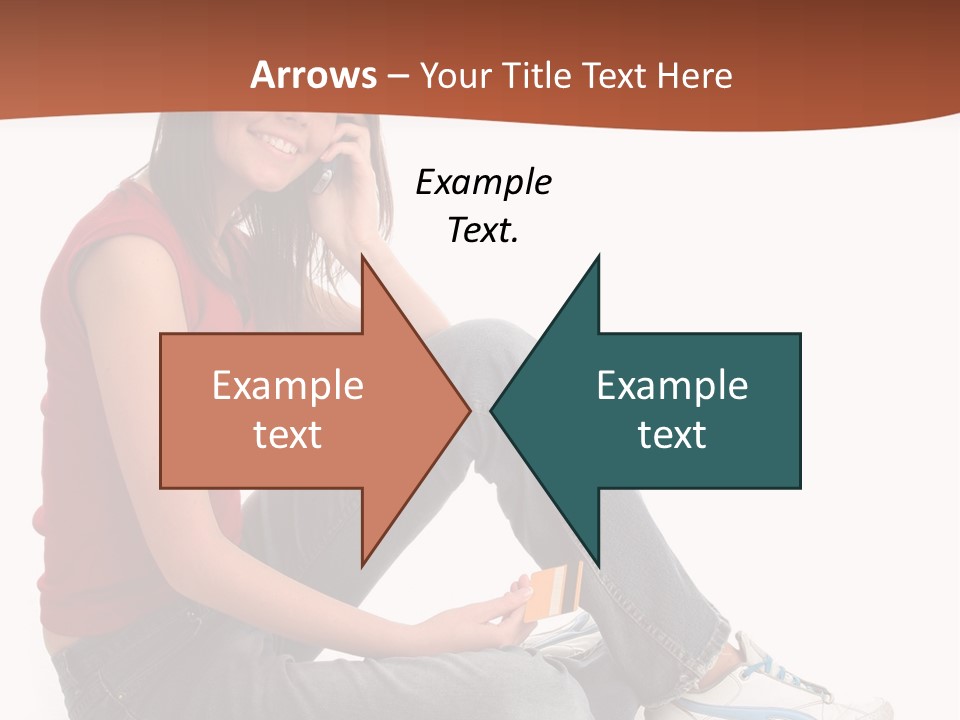 Phone Hold Object PowerPoint Template