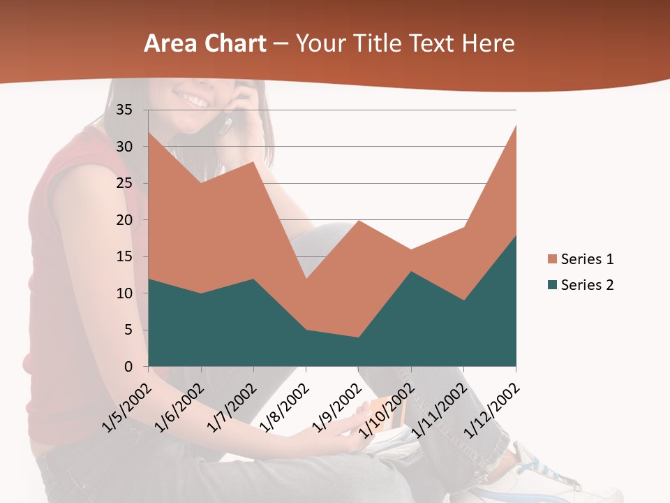 Phone Hold Object PowerPoint Template