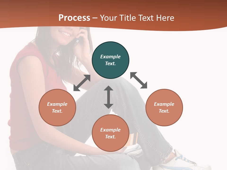 Phone Hold Object PowerPoint Template