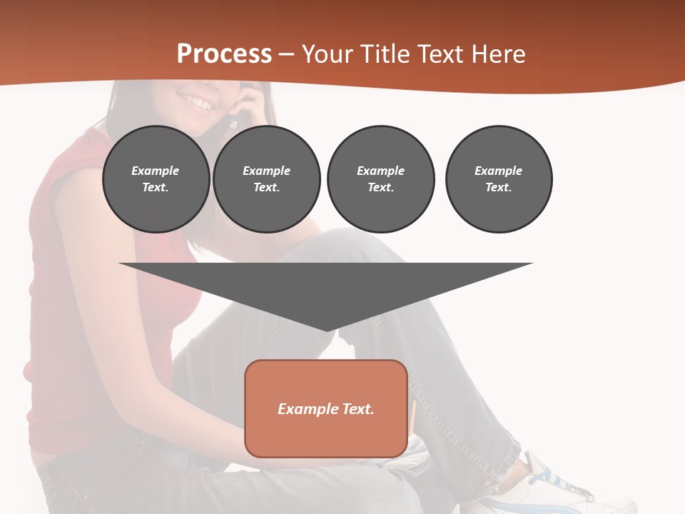 Phone Hold Object PowerPoint Template